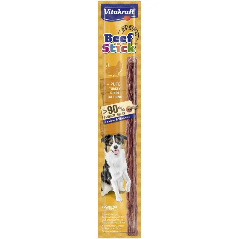 Vitakraft Bâtonnets de bœuf et de dinde 50 x 12 grammes
