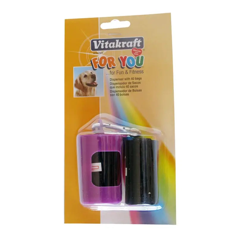 Vitakraft Distributeur de sacs pour crottes de chien, 1 unité
