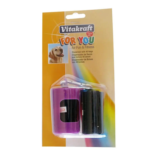 Vitakraft Distributeur de sacs pour crottes de chien, 1 unité