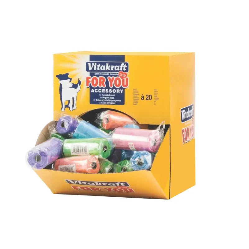 Vitakraft Distributeur de sacs pour ramasser les excréments de chien, 70 x 20 unités