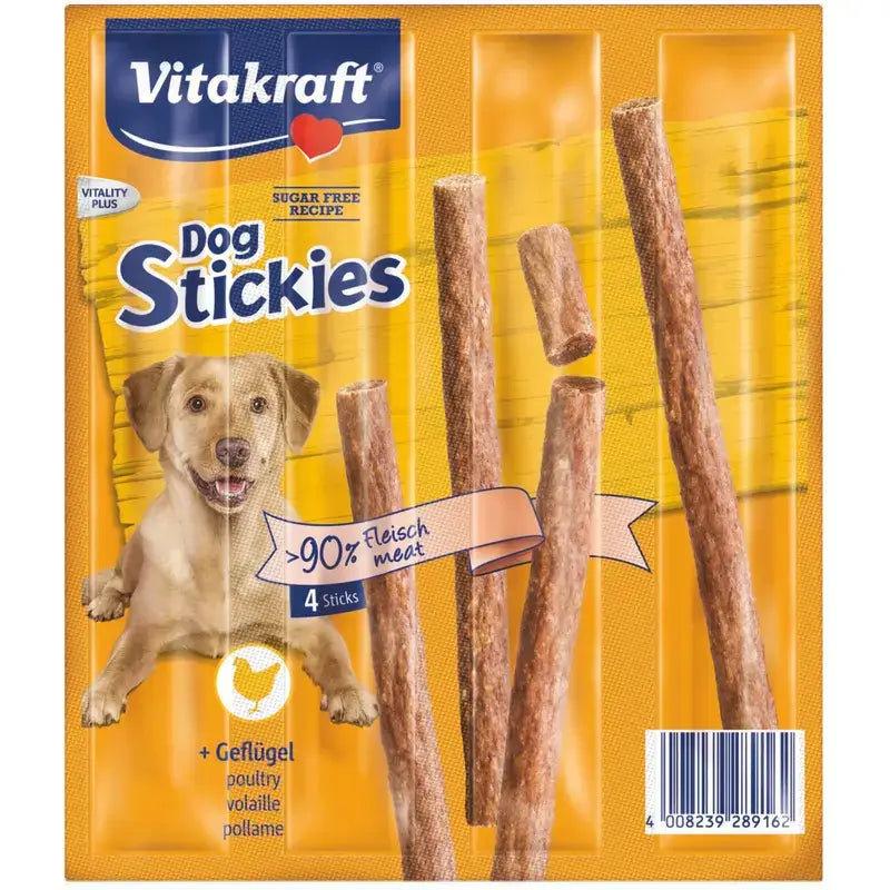 Vitakraft Dog Stickies Oiseaux 14 x 44 grammes