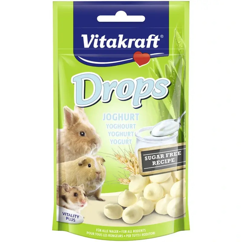 Vitakraft Drops Yaourt pour rongeurs, 75 grammes