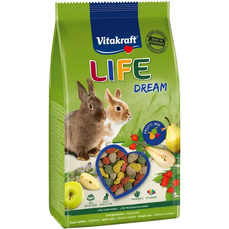 Vitakraft Menu Life Dream Lapin 5 x 600 grammes