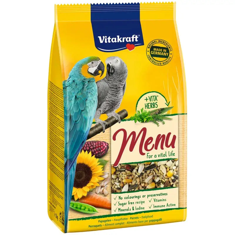 Vitakraft Menu Perroquets Premium 1 kilo 21047