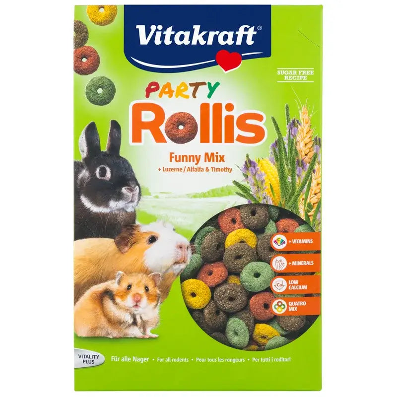 Vitakraft Party Rollis pour rongeurs, 500 grammes