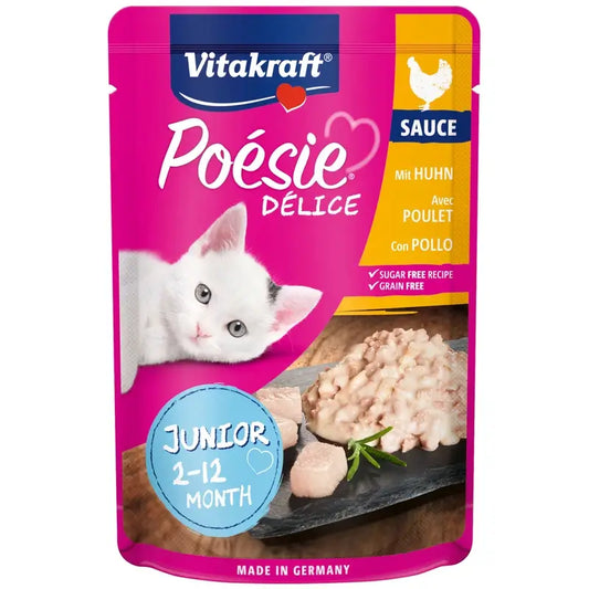 Vitakraft Poésie Delisauce Junior Poulet 23 x 85 g