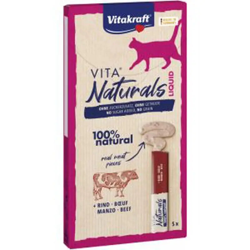 Vitakraft Vita Naturals Snack liquide au veau 11 x 5 unités
