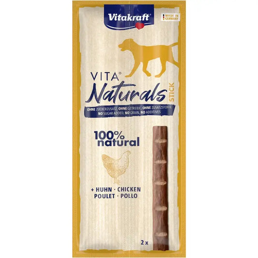 Vitakraft Vita Naturals Bâtonnets pour chien au poulet, 28 x 11 grammes