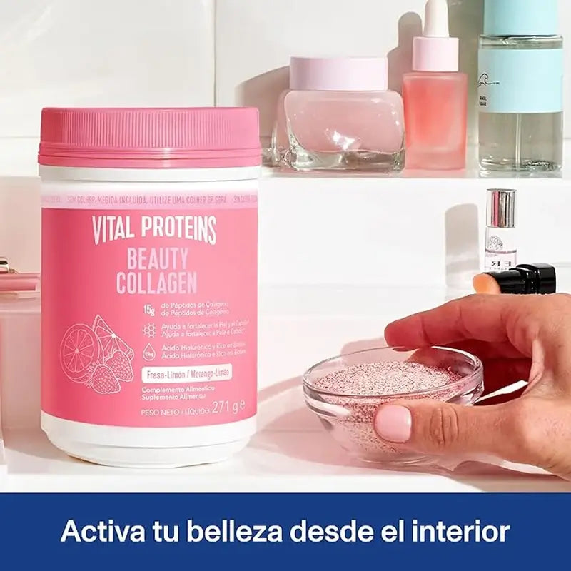 Vital Proteins Neutral collagen and beauty collagen pack strawberry lemon