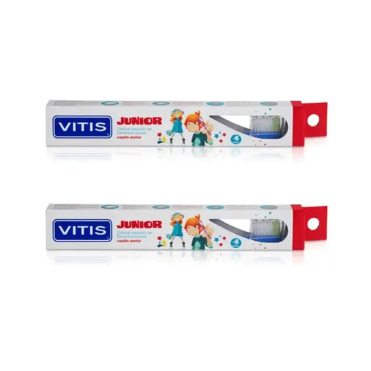 Brosse à dents Vitis Junior 6 ans et plus, 2 unités