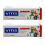 VITIS Junior Dentifrice Gel Pack 2 x 75 ml