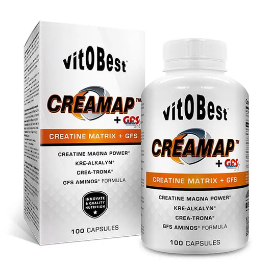 Vit.O.Best Creamap + Gfs Aminos , 100 capsules