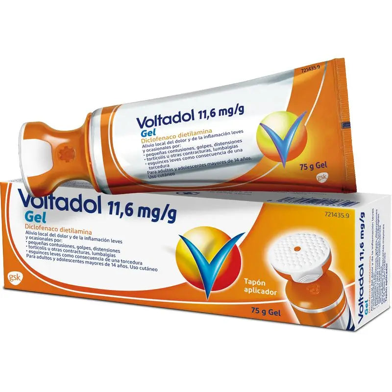 Voltadol Gel topique avec bouchon applicateur 75 g