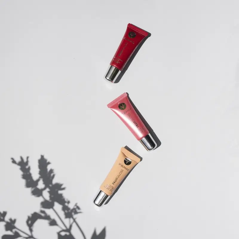 Volumax Fruitgloss Crème hydratante pour les lèvres à la fraise 7,5 Ml.