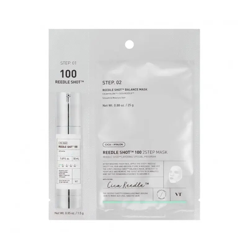 Vt Cosmetics Vt Reedle Shot 100 2-Step Mask , 21,5 gr