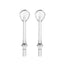 WATERPIK WP60/70/90 Electric Oral Irrigator Replacement Lingual Cleaner, 2 pcs.