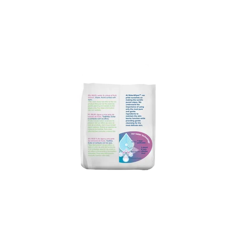Paquet de lingettes pour adultes Waterwipes, 3 x 30 unités