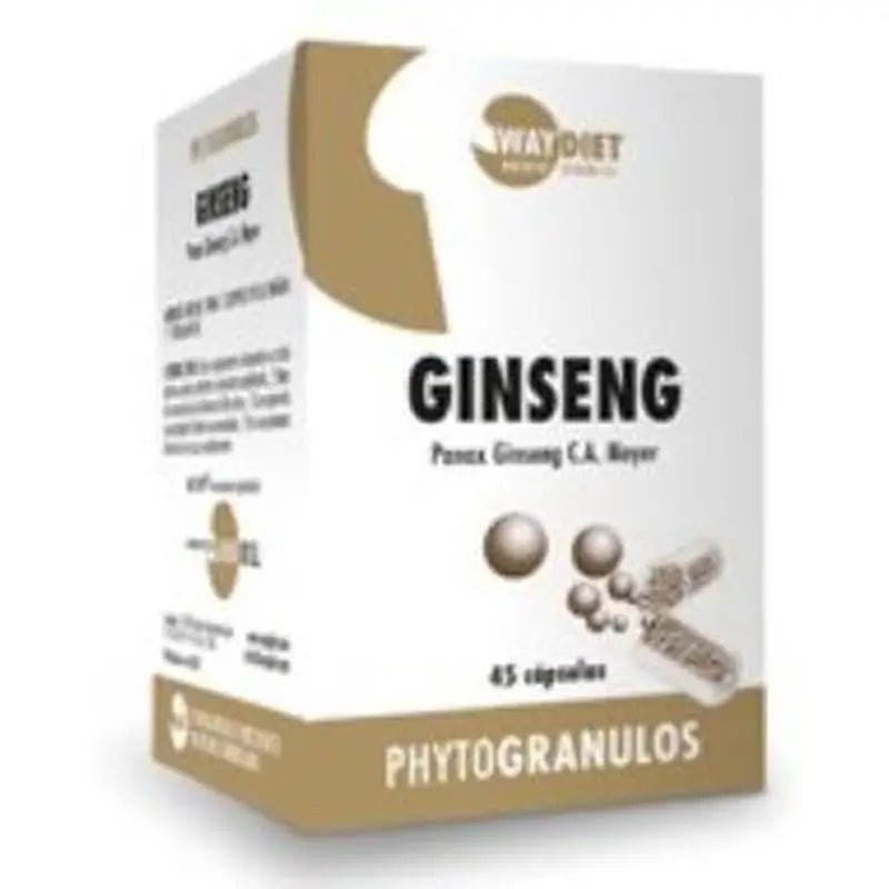 Waydiet Natural Products Ginseng Phytogranules 45Caps.