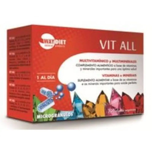 Waydiet Natural Products Vit All Multivit & Multimin 30Caps. Microgranules