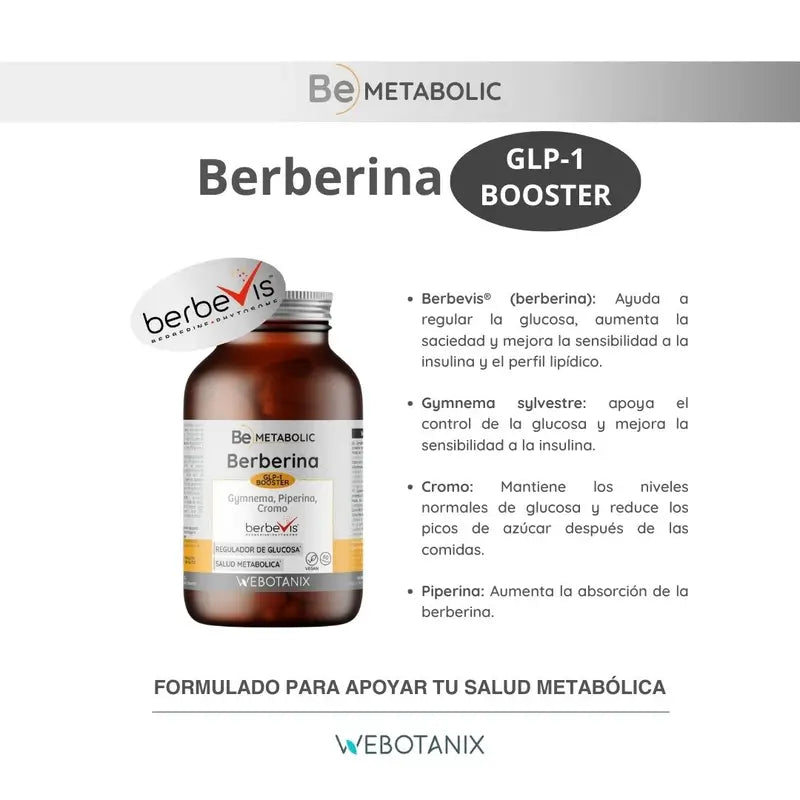 Webotanix Berberine Bemetabolic, 60 gélules