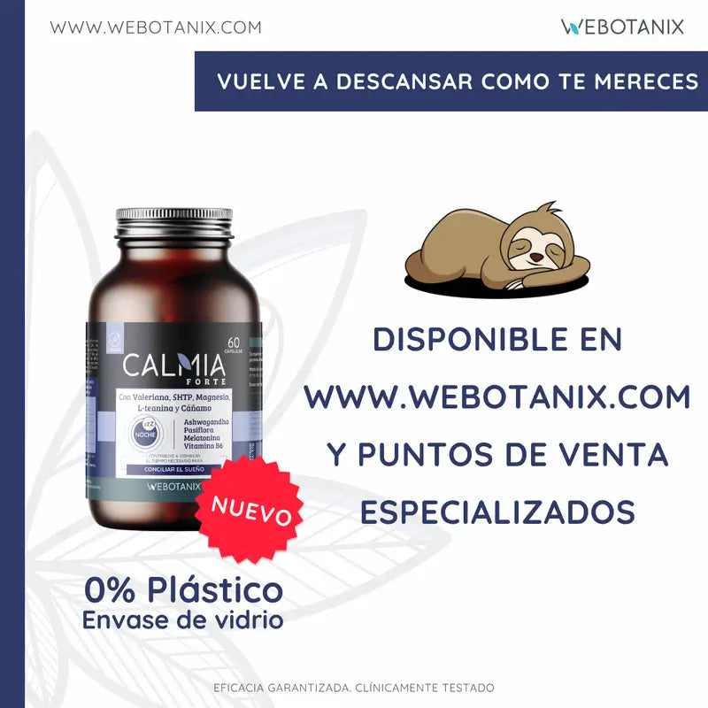Webotanix Calmia Nuit Forte, 60 gélules