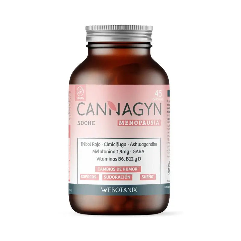 Webotanix Cannagyn Ménopause Nuit, 45 gélules