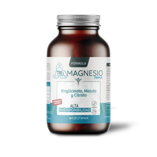 Webotanix Triple Magnésium Formule Familiale, 120 gélules