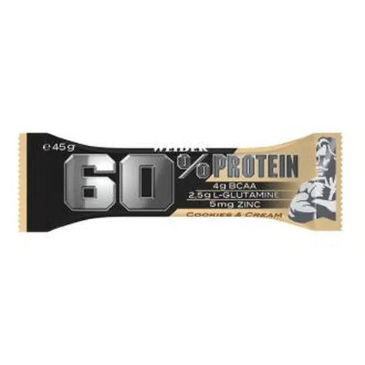 Weider Weider Protein 60% Cookie-Cream Bars 24pc.