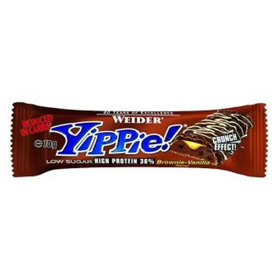 Weider Yippie Weider Brownie-Vanilla Bars 12 pcs. 45Gr