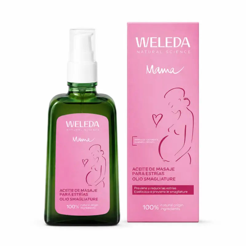 Weleda Huile de massage anti-vergetures 100 ml