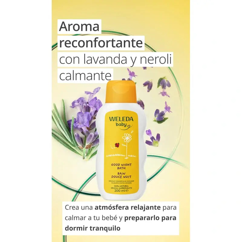 Weleda Bain de nuit au calendula, 200 ml