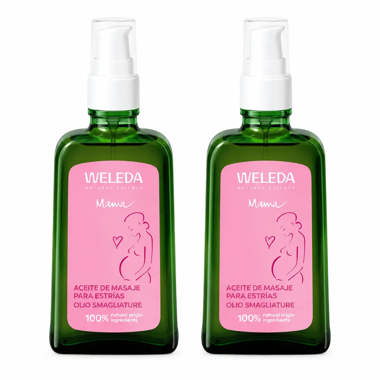 Duplo Huile de massage anti-vergetures (50 % de réduction sur le 2e flacon)