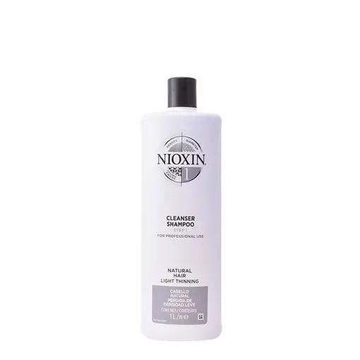 Wella Nioxin Clean Shampoo System 1 Mild Natural Hair 300 Ml