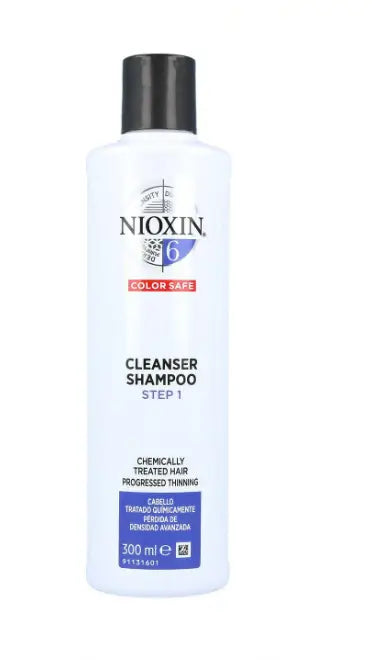 Wella Nioxin Clean Shampoo System 6 Advanced Treated Hair 300 Ml