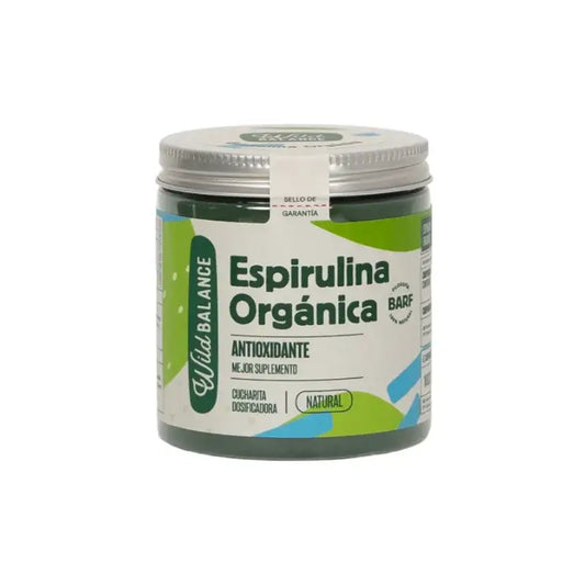 Wild Balance Spiruline bio - Complément alimentaire naturel pour chiens et chats - 100 g