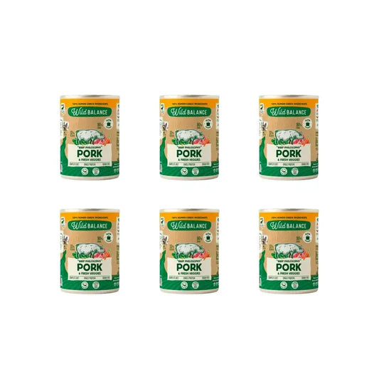 Wild Balance Canned Pork With Vegetables For Dogs, 400 g, Pack of 6