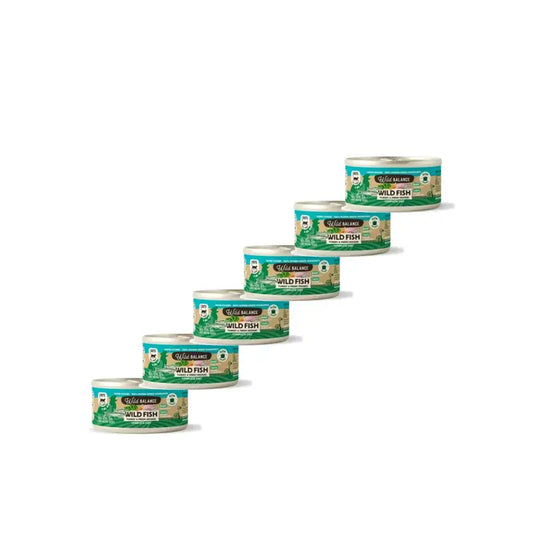 Wild Balance Philosophy Fish Barf pour chats, 120 g, paquet de 6