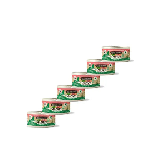 Wild Balance Canned Salmon & Beef With Vegetables For Cats, 120 g, Pack of 6