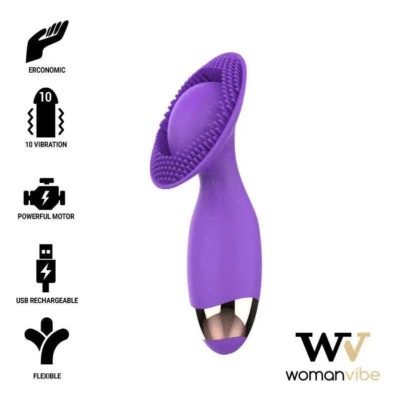 Womanvibe Puppy Rechargeable Silicone Stimulator