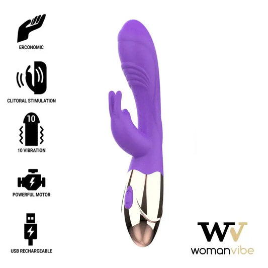Womanvibe Viora Rechargeable Silicone Vibrator