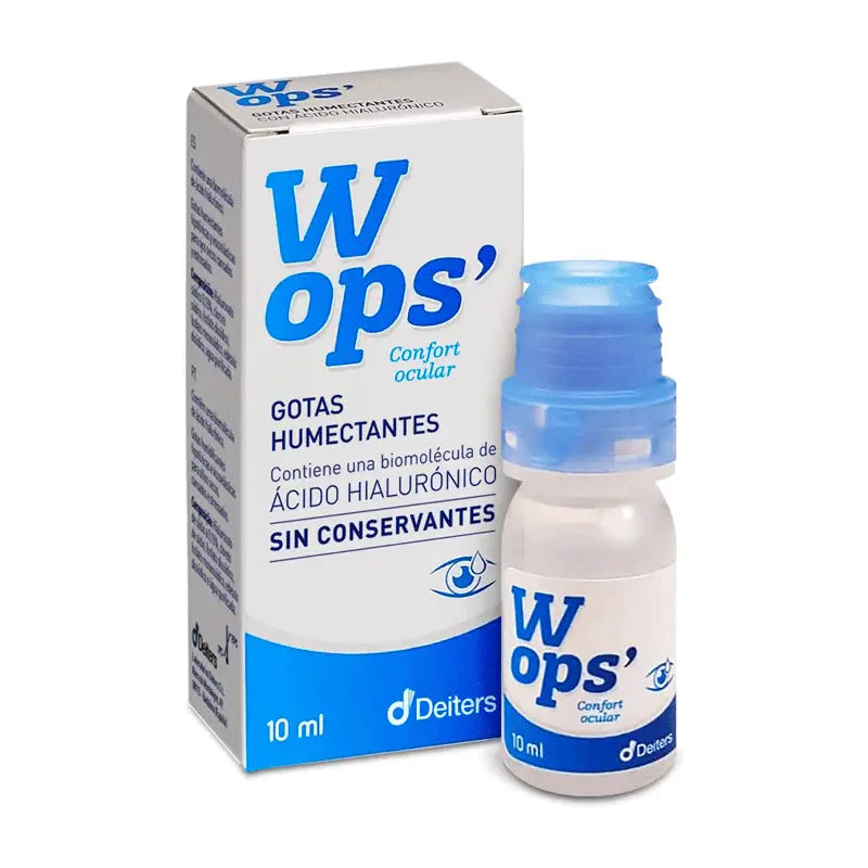 Wops' Preservative-Free Moisturising Drops 0.15%, 10 ml