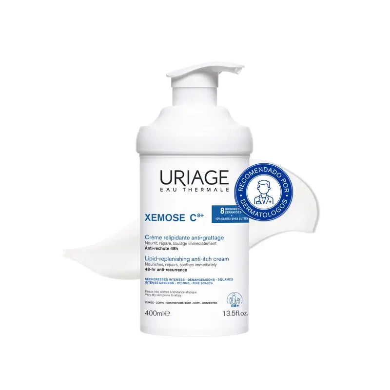 Uriage Xemose C8+ Crème anti-démangeaisons Relipidante 400ml