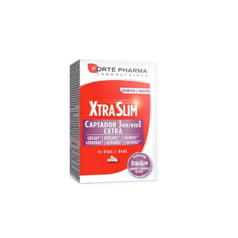 Forte Pharma Xtraslim Captador 3 In 1, 60 capsules