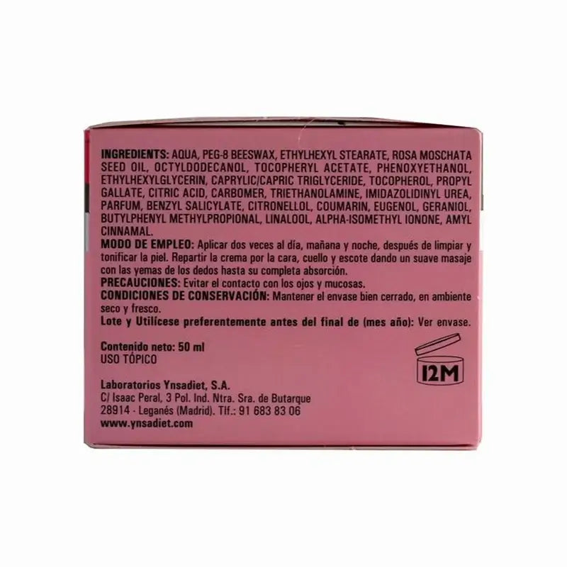 Ynsadiet Crème à l'huile de rose musquée 50Ml.