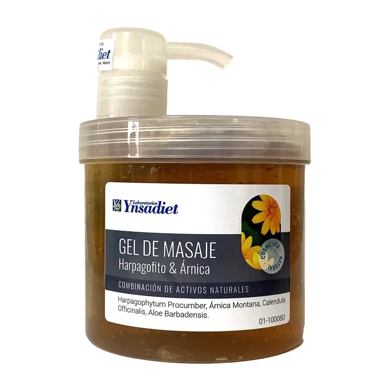Ynsadiet Gel Musculaire Effet Relaxant Arnica-Harpago 500Ml