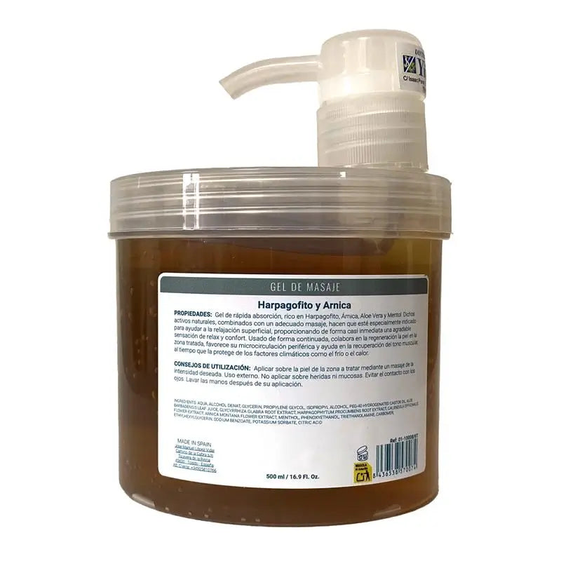 Ynsadiet Gel Musculaire Effet Relaxant Arnica-Harpago 500Ml