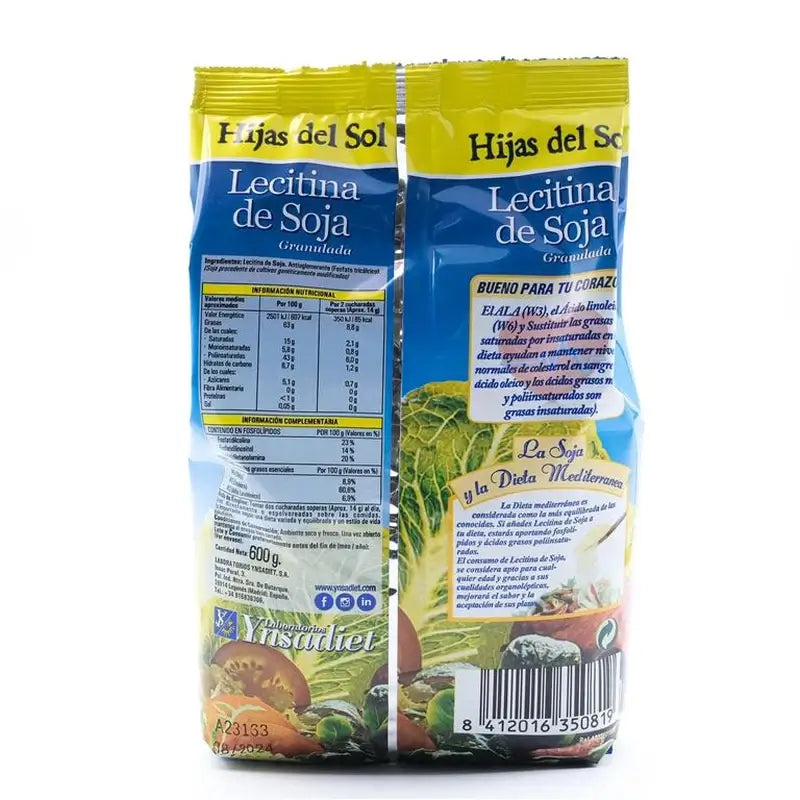Ynsadiet Lécithine de Soja Granulée OGM Bag , 600 gr