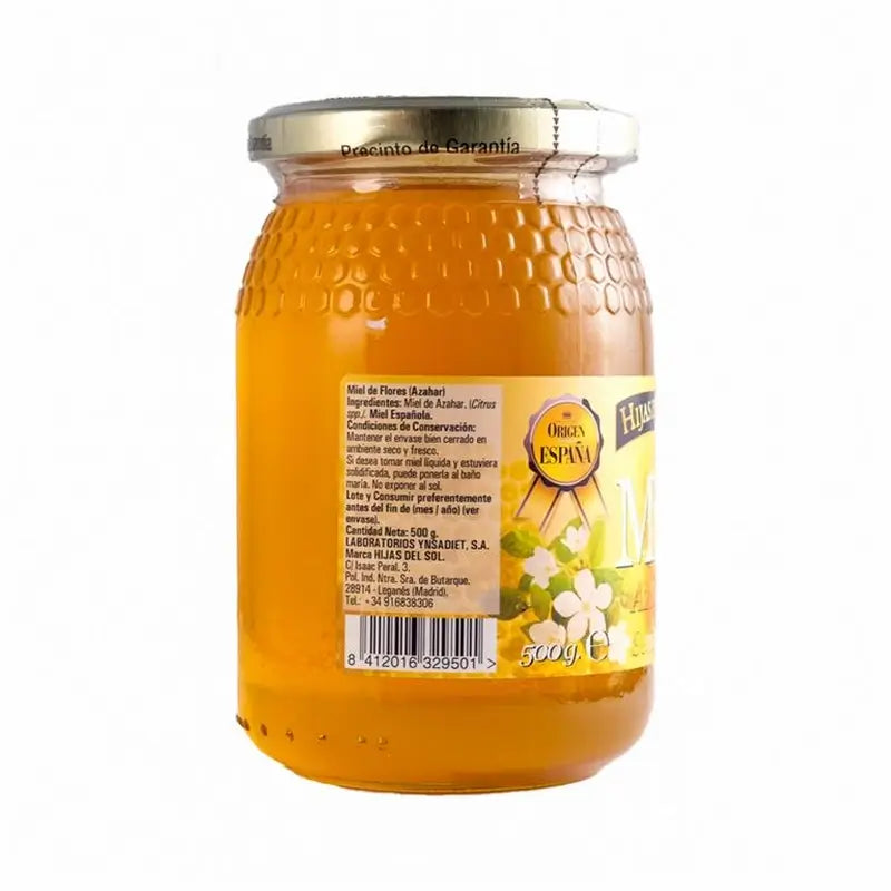 Ynsadiet Miel de fleurs d'oranger Levante 500Gr. Hijas Del Sol**.