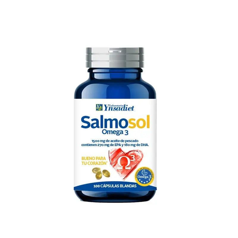 Ynsadiet Salmosol Saumon 500Mg. 100 Perles