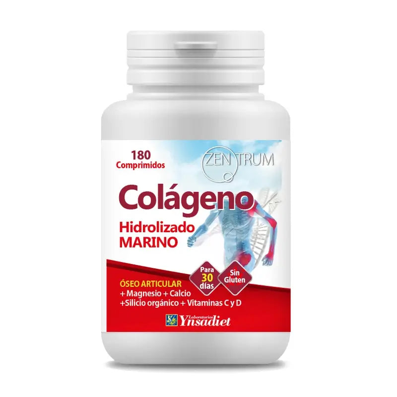 Ynsadiet Zentrum Collagène marin hydrolysé, 180 comprimés